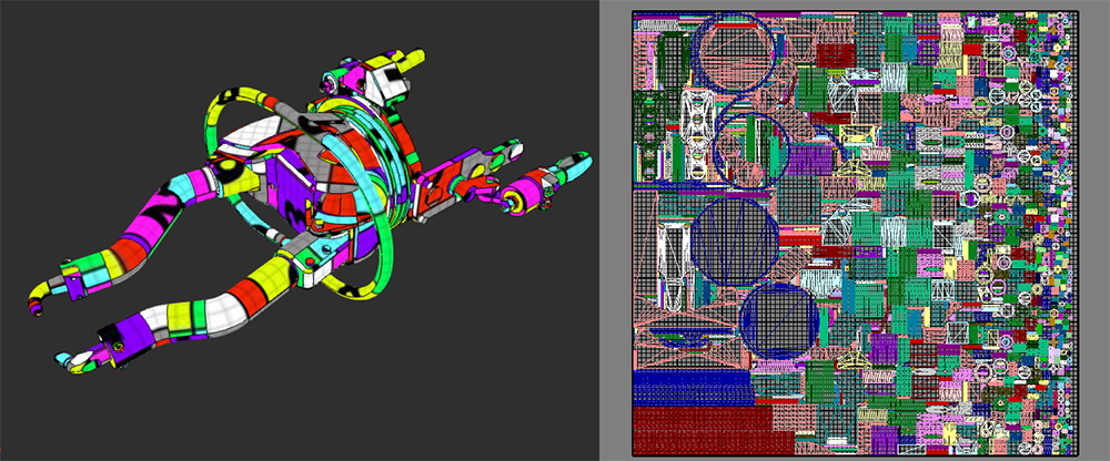 Continuous UVs from CAD Models